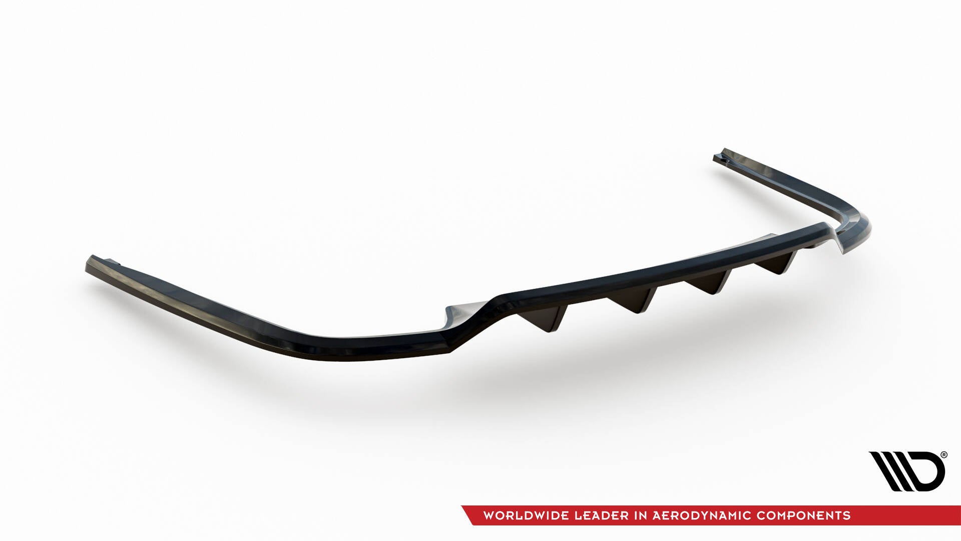 Maxton Design Street+ Mittlerer Diffusor RACE passend für Audi A8 D5 schwarz Hochglanz