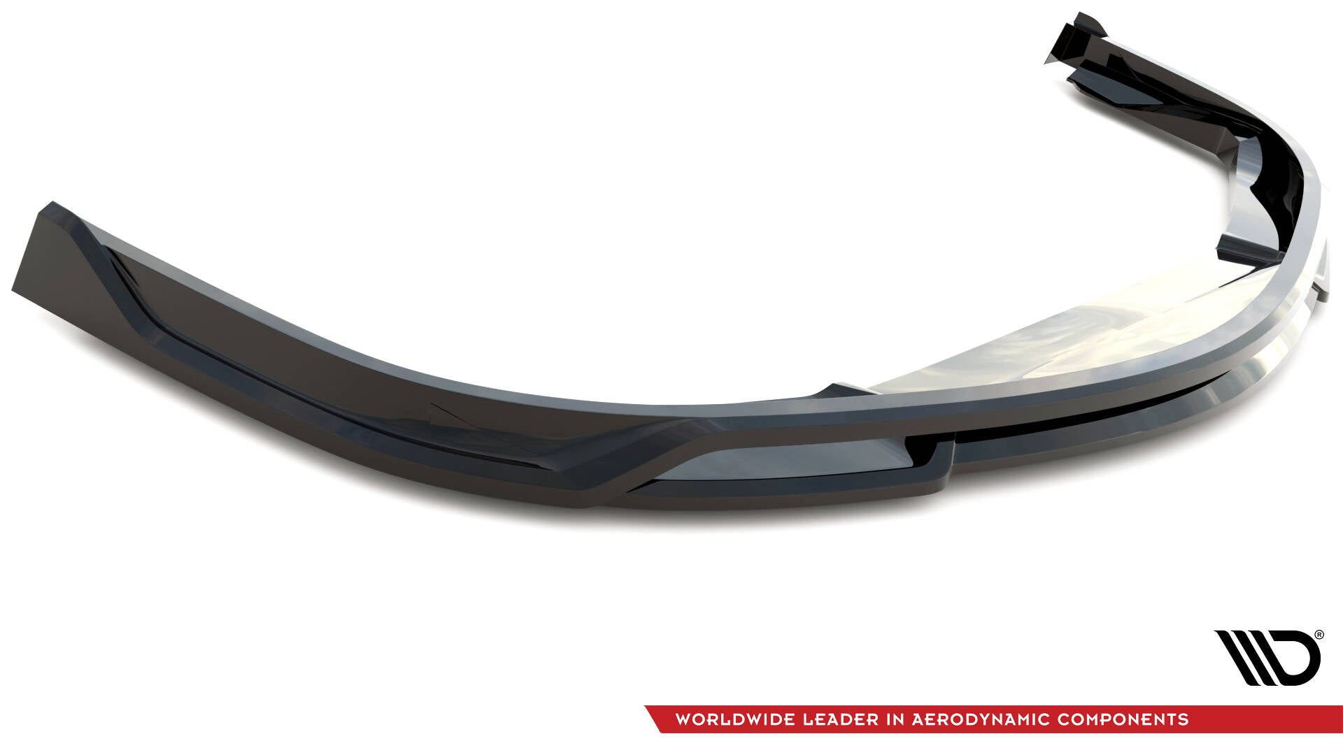 Maxton Design Street+ Spoilerlippe Front Ansatz passend für Porsche 911 Turbo 997 schwarz Hochglanz