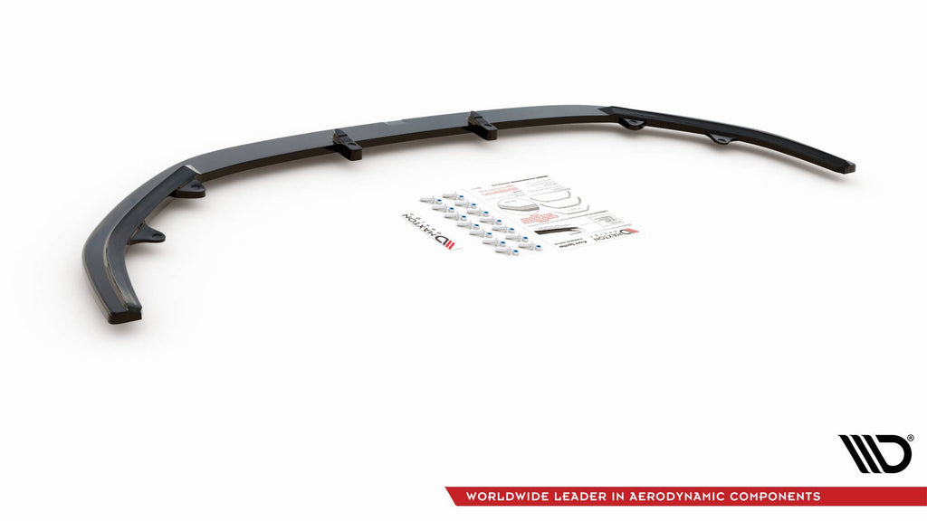 Maxton Design Street+ Spoilerlippe Front Ansatz V.1 passend für Mazda CX-3 schwarz Hochglanz