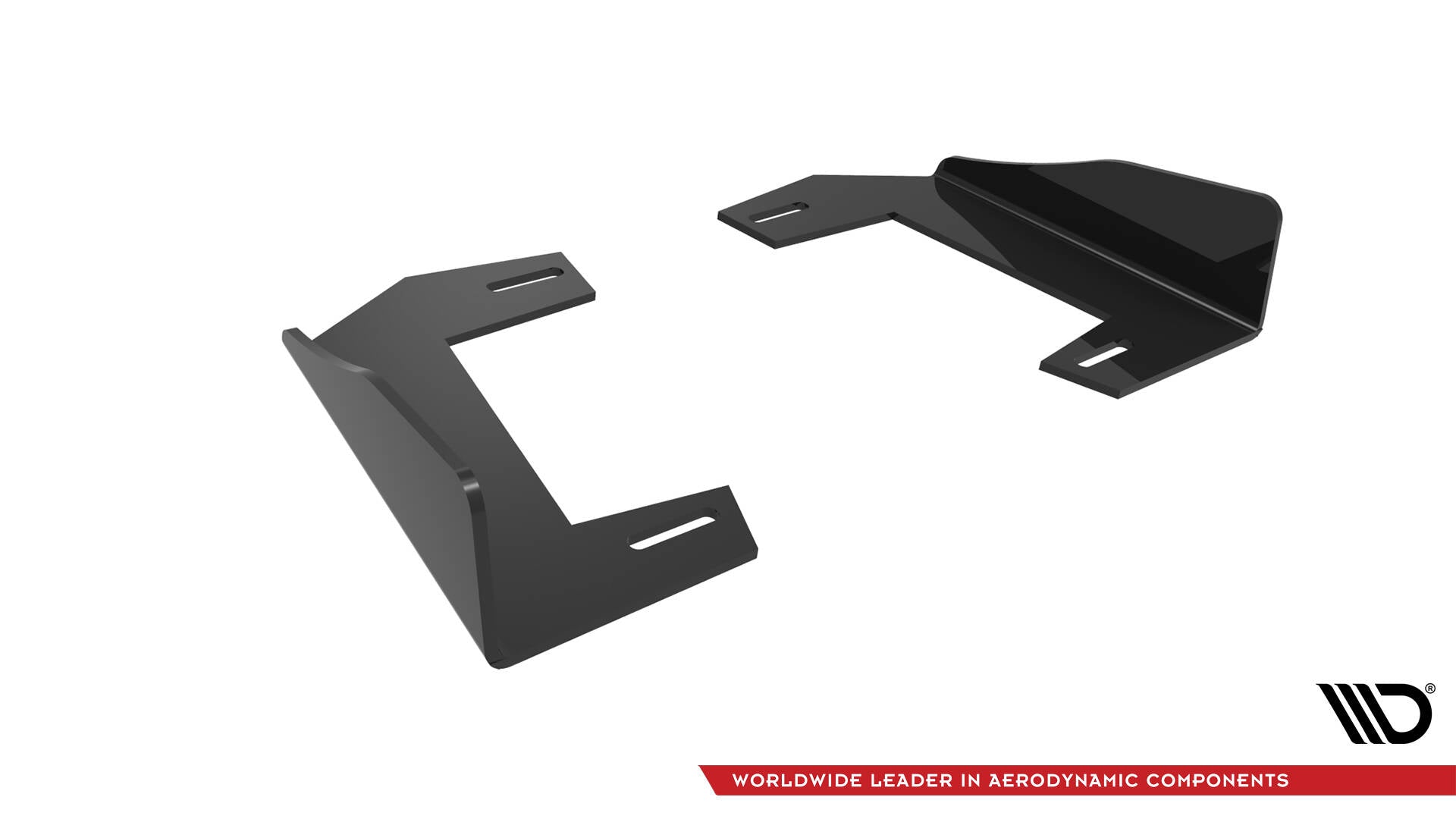 Maxton Design Hintere Seiten Flaps V.1 passend für BMW 1er M-Paket / M135i / 128ti F40 schwarz Hochglanz