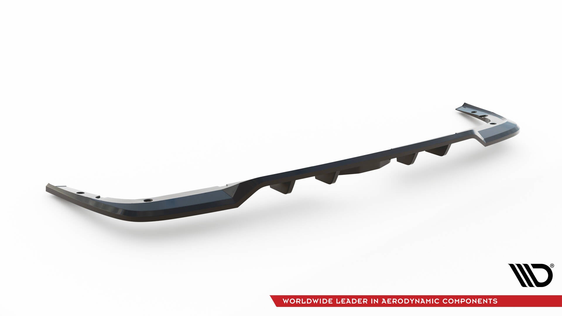 Maxton Design Street+ Mittlerer Diffusor RACE passend für Mercedes-Benz T W420 schwarz Hochglanz