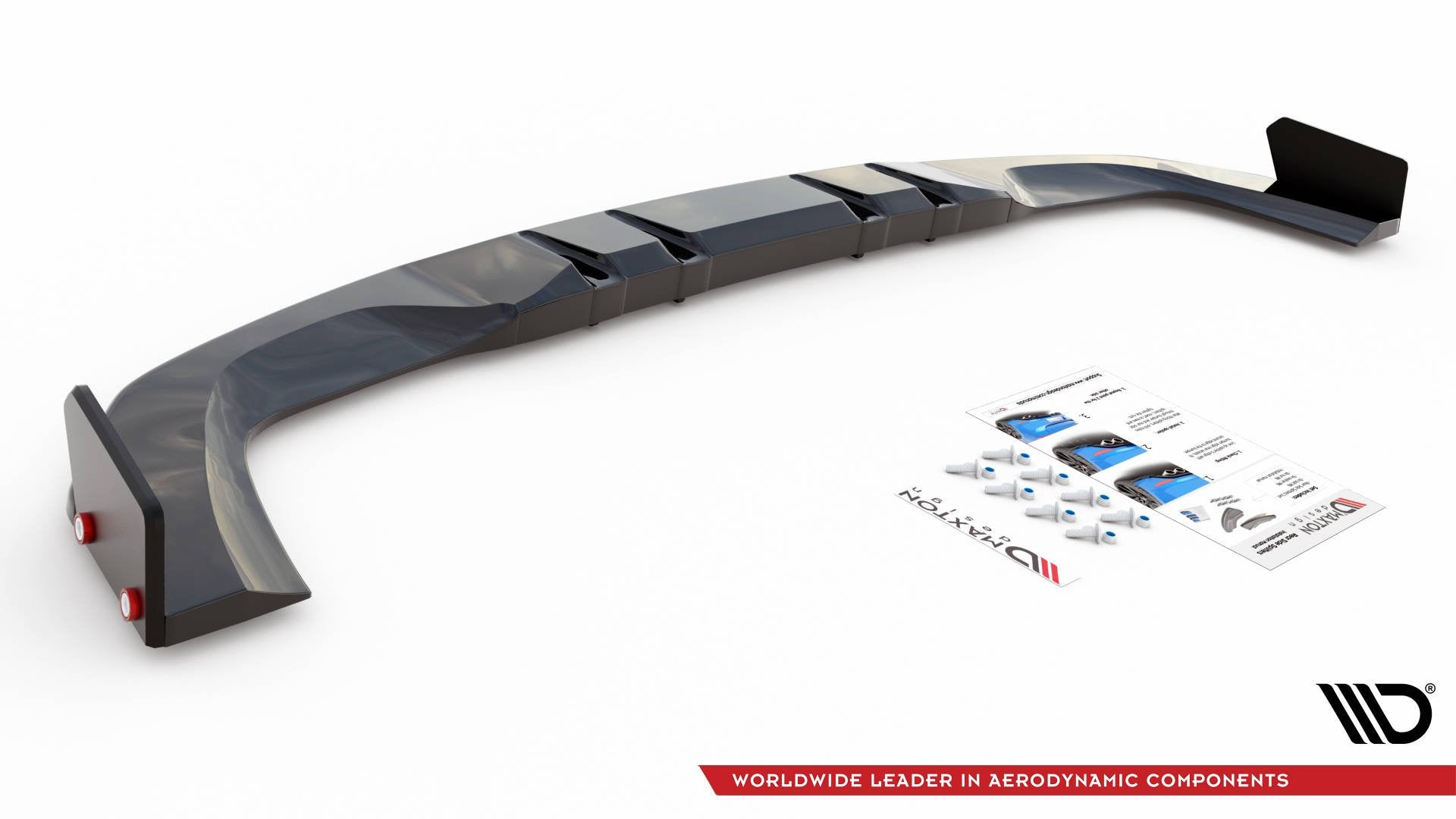 Maxton Design Heckansatz + Flaps Mercedes-AMG A 45 S Aero Pack W177 für Mercedes-Benz A Klasse W177