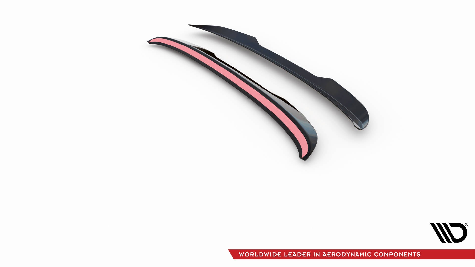 Maxton Design Spoiler CAP passend für Volvo V90 R-Design Mk2 schwarz Hochglanz