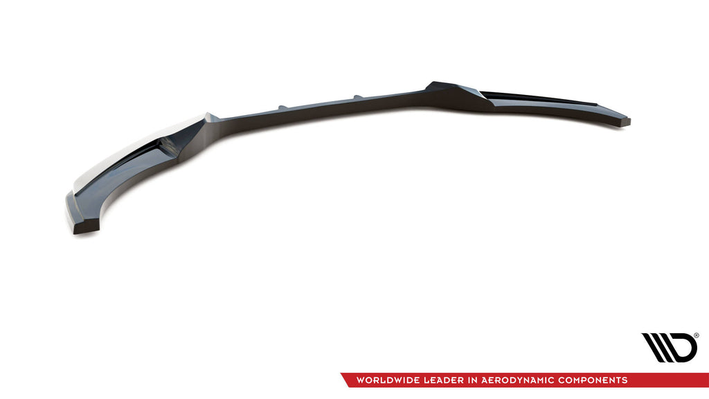 Maxton Design Street+ Spoilerlippe Front Ansatz V.2 passend für BMW 2 M-Paket F22 schwarz Hochglanz