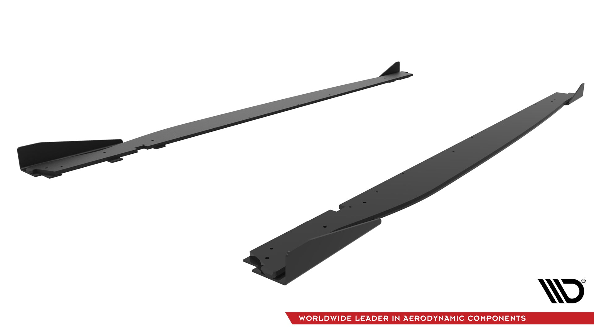 Maxton Design Street Pro Street+ Seitenschweller Leisten passend für V.1 + Flaps passend für Subaru BRZ Mk2 schwarz Hochglanz