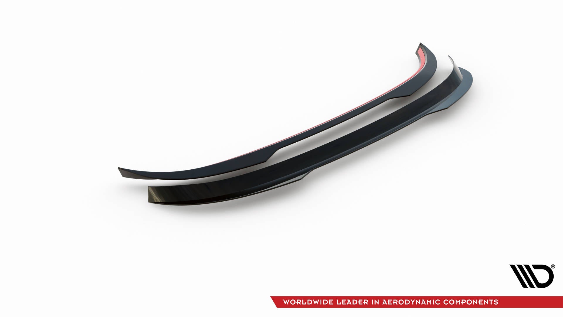 Maxton Design Spoiler CAP V.2 passend für VW Scirocco Mk3 schwarz Hochglanz