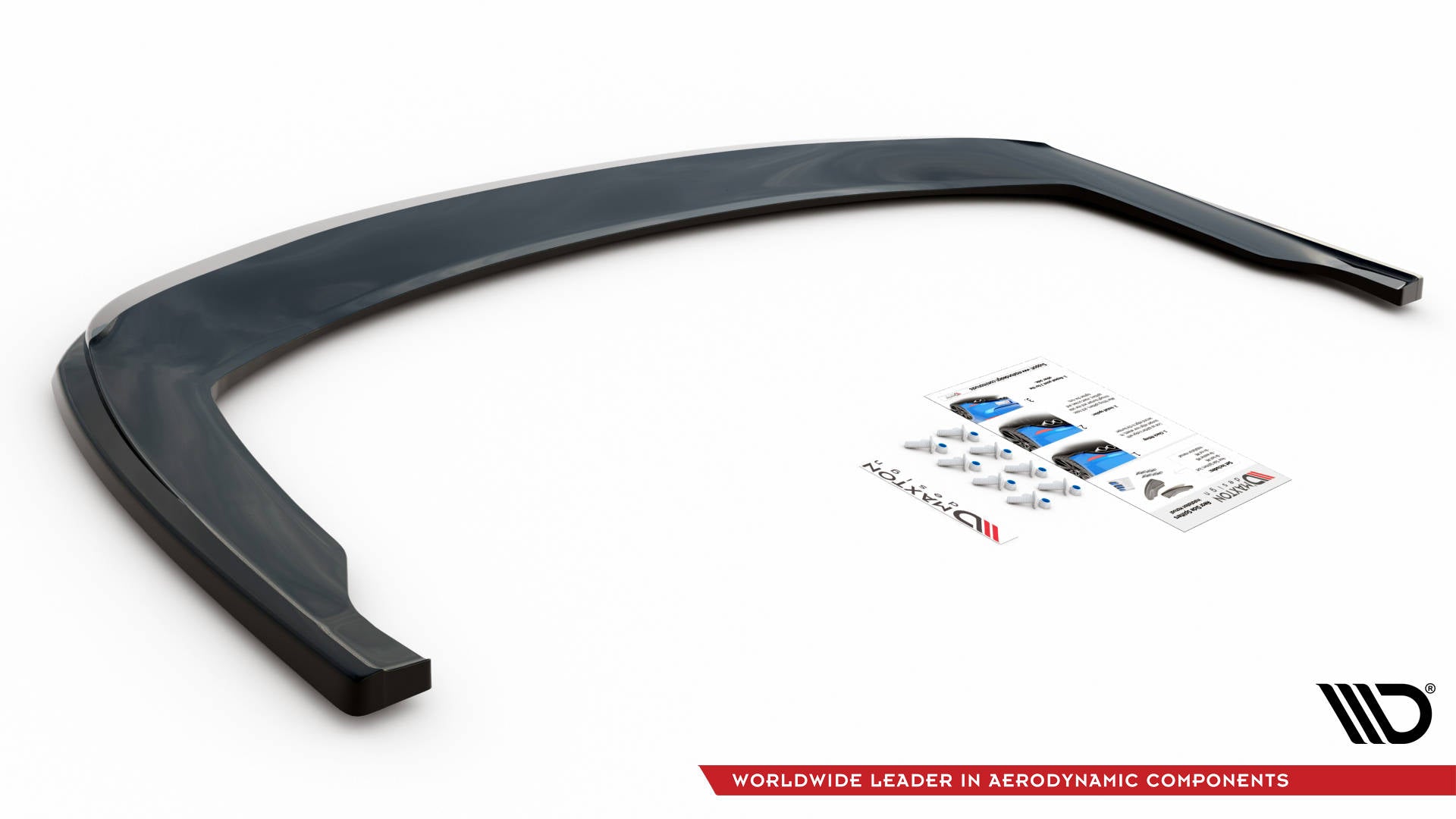 Maxton Design Heckansatz Honda Civic Tourer Mk9 schwarz Hochglanz für Honda Civic Mk9