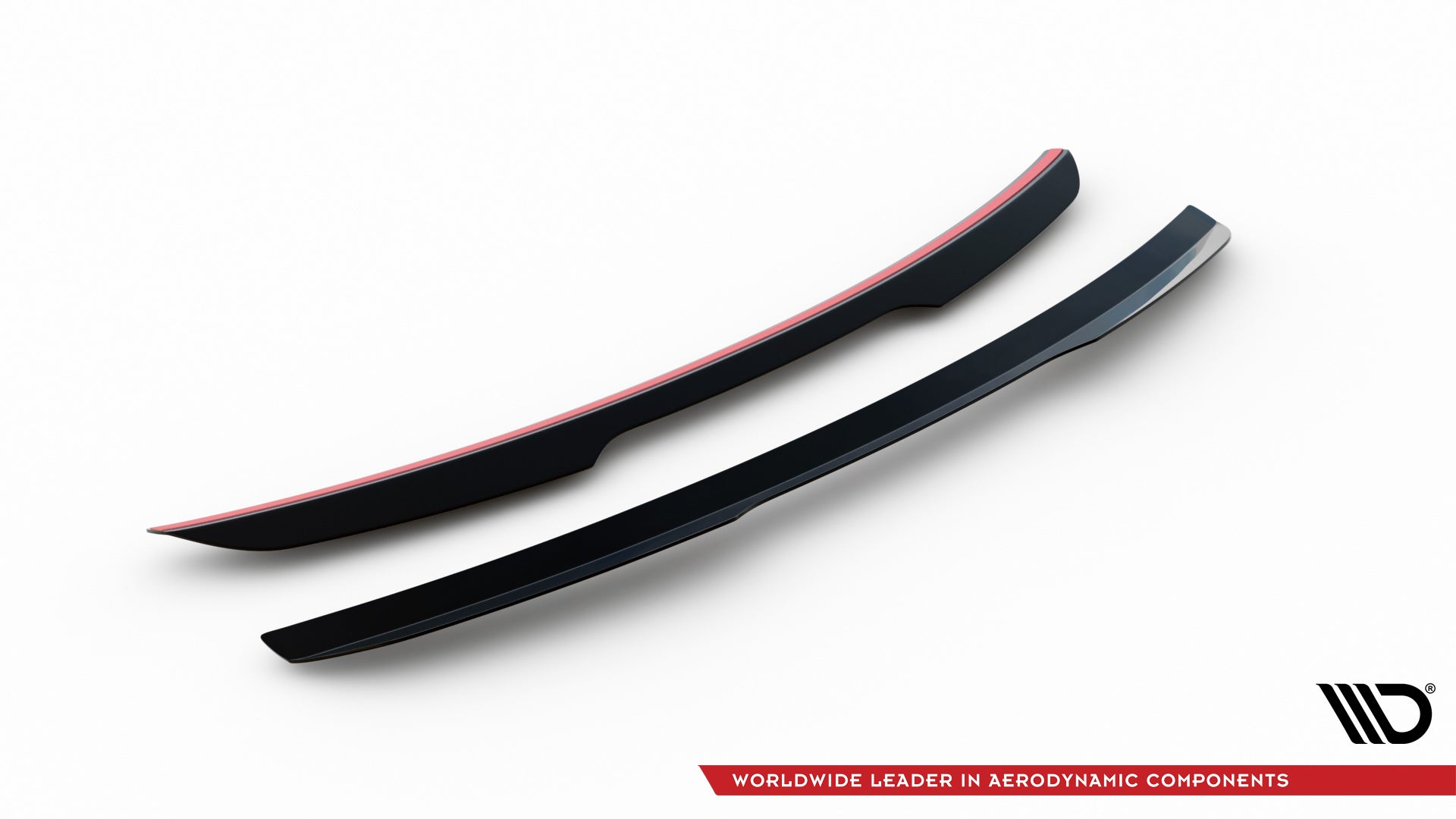 Maxton Design Höher Spoiler CAP passend für Audi Q8 S-line / SQ8 Mk1 Facelift schwarz Hochglanz