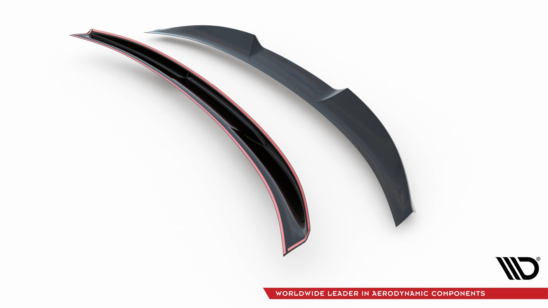 Maxton Design 3D Spoiler CAP passend für Bentley Continental Convertible GT Mk3 schwarz Hochglanz