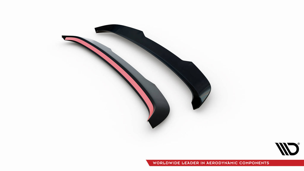 Maxton Design Spoiler CAP passend für Opel Corsa F ( Mk6) schwarz Hochglanz