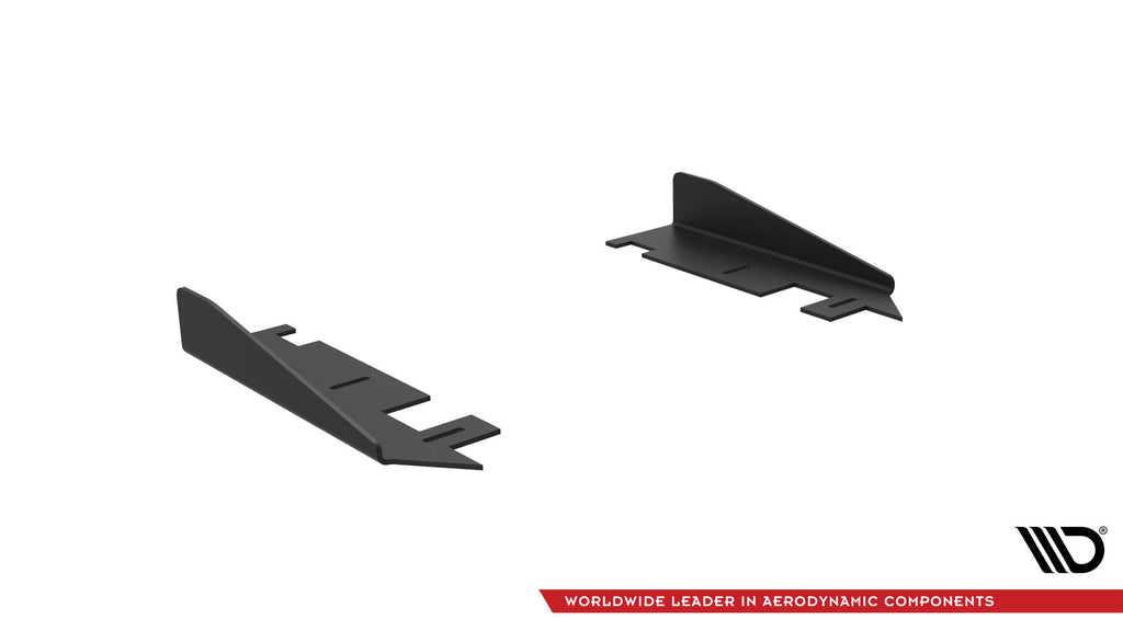 Maxton Design Side Flaps Audi A7 S-Line C7 Schwarz Hochglanz