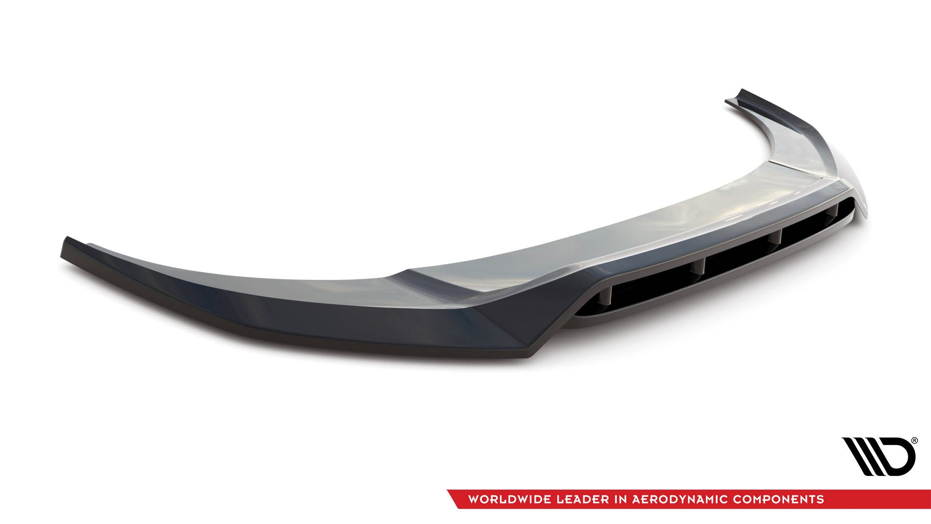 Maxton Design Street+ Spoilerlippe Front Ansatz V.3 passend für Audi RSQ8 Mk1 schwarz Hochglanz