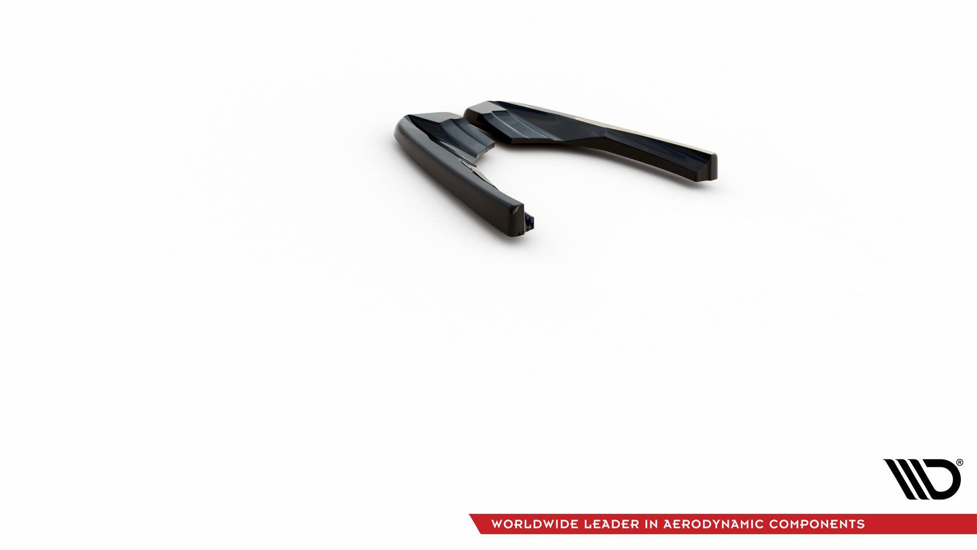 Maxton Design Heck Ansatz Flaps Diffusor V.2 passend für Audi RS3 8V Sportback Facelift schwarz Hochglanz