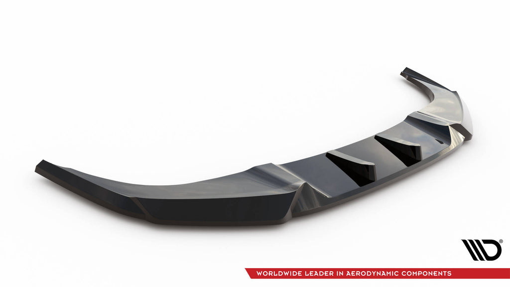 Maxton Design Street+ Spoilerlippe Front Ansatz passend für Honda Civic SI Mk10 schwarz Hochglanz