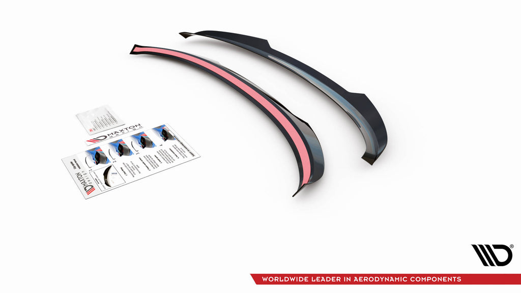 Maxton Design Spoiler CAP passend für Seat Ibiza Cupra Mk3 schwarz Hochglanz