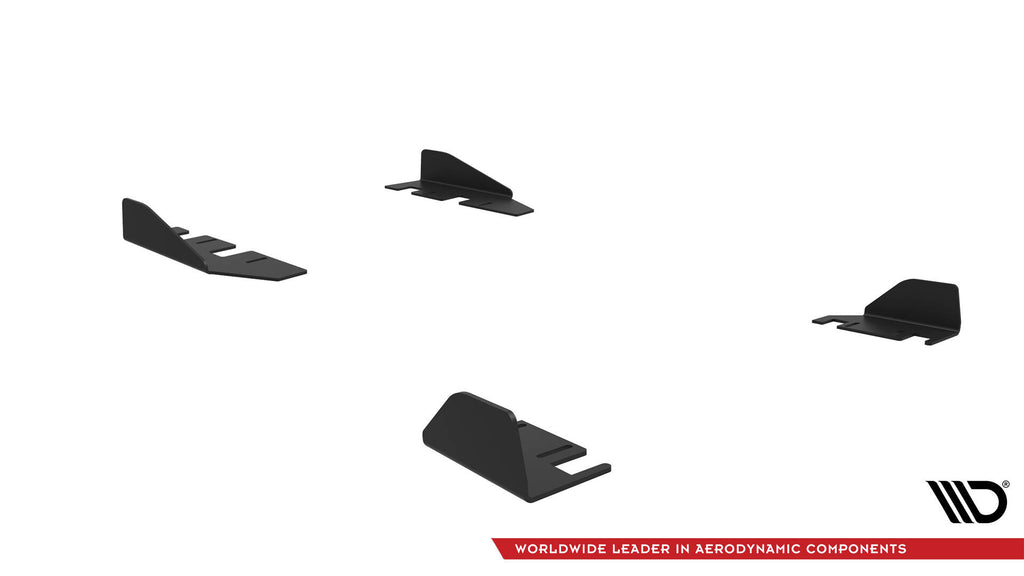 Maxton Design Seitenschweller Flaps passend für BMW M2 G87 schwarz Hochglanz