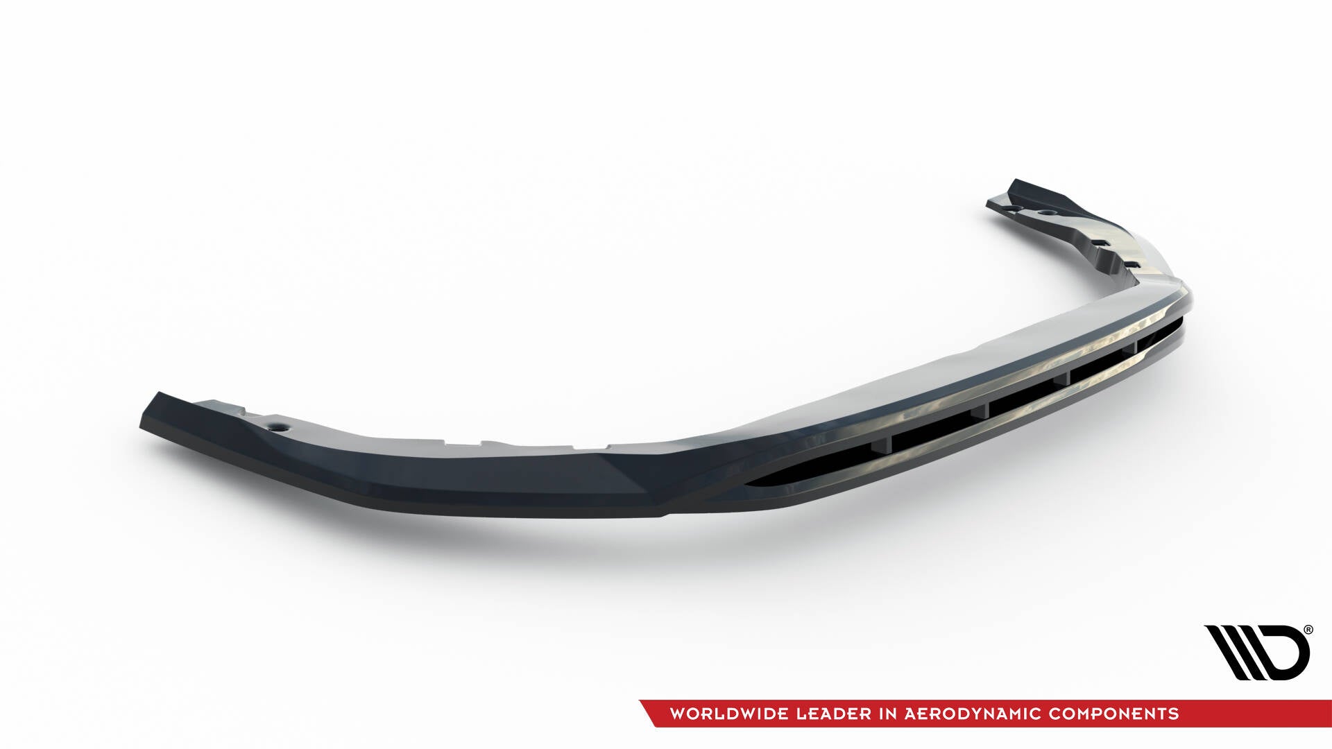 Maxton Design Street+ Spoilerlippe Front Ansatz passend für Audi A8 D5 schwarz Hochglanz