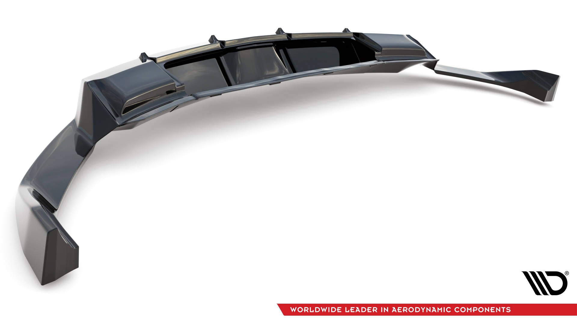 Maxton Design Street+ Mittlerer Diffusor RACE passend für Lamborghini Urus Mk1 schwarz Hochglanz