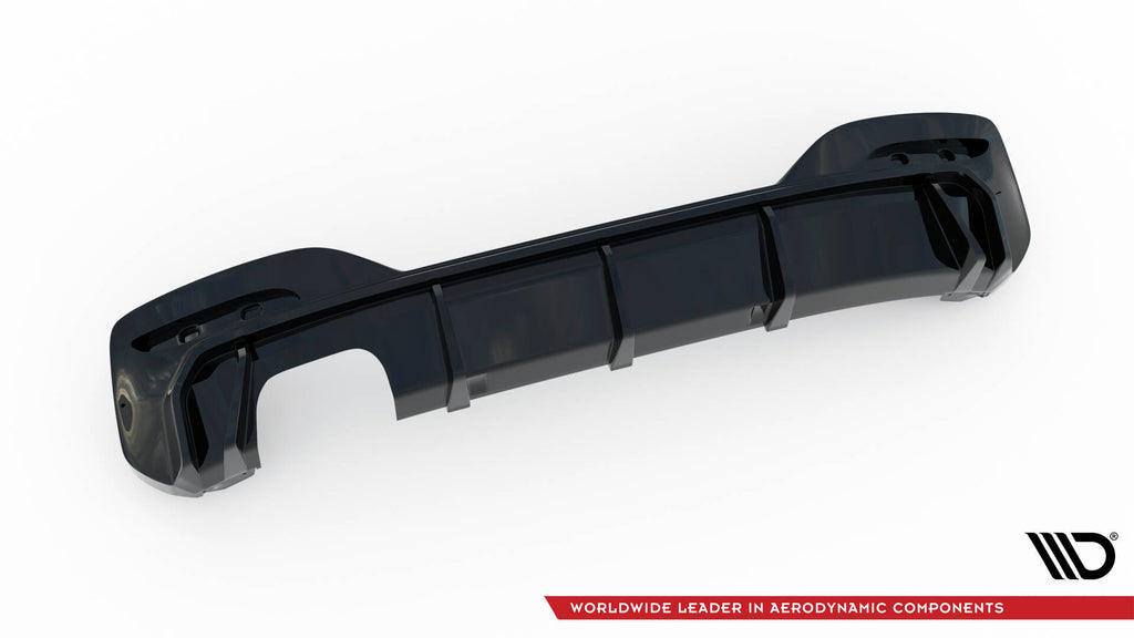 Maxton Design Diffusor Heck Ansatz V.3 passend für BMW 1er M-Paket F20 Facelift (Doppelauspuff li.)