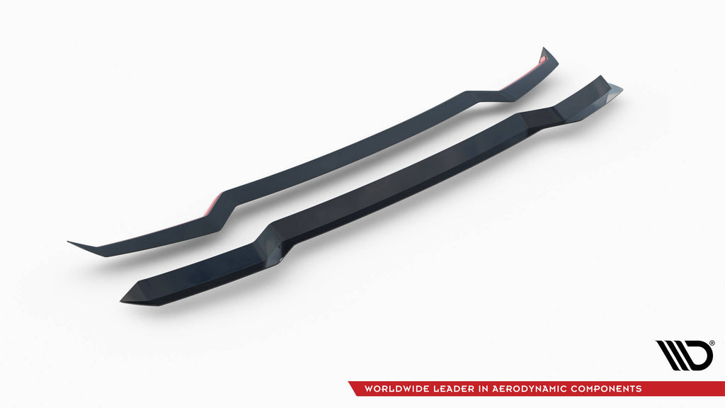 Maxton Design Spoiler CAP passend für Volvo C40 Mk1 schwarz Hochglanz