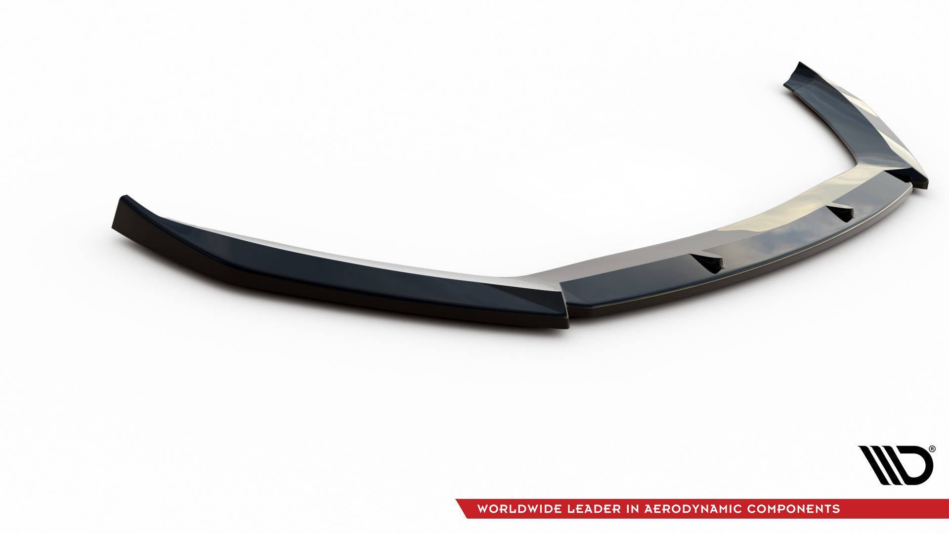 Maxton Design Street+ Spoilerlippe Front Ansatz V.6 passend für Seat Leon Cupra / FR Mk3 FL schwarz Hochglanz