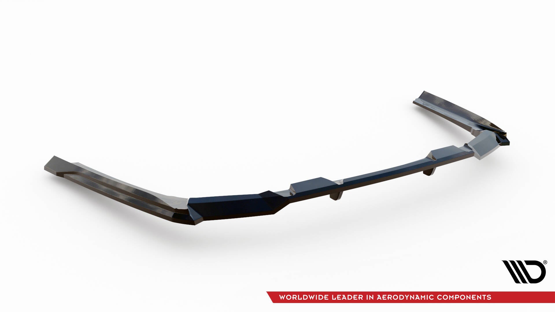 Maxton Design Street+ Mittlerer Diffusor RACE passend für V.1 BMW 5er / i5 M-Paket Limousine / Touring G60 / G61 schwarz Hochglanz