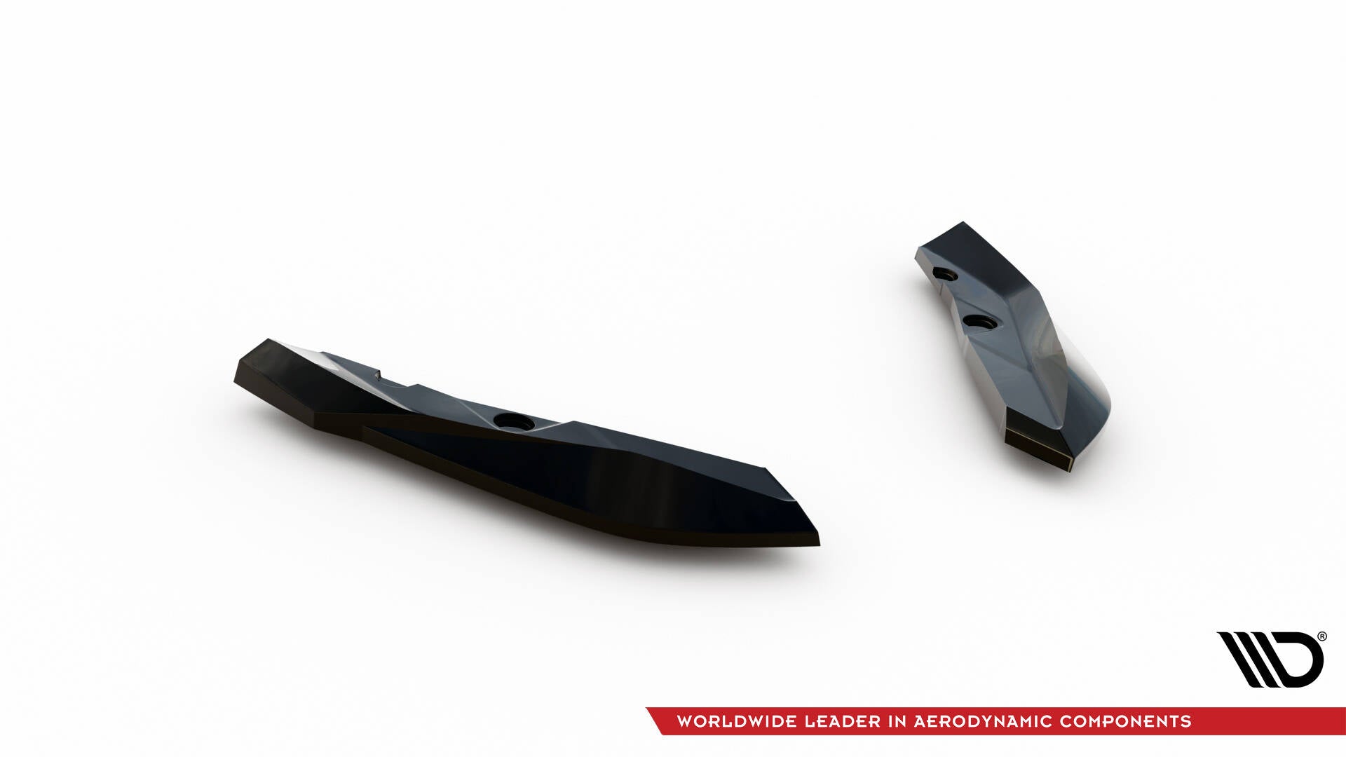 Maxton Design Heck Ansatz Flaps Diffusor V.4 passend für BMW M135i F70 schwarz Hochglanz