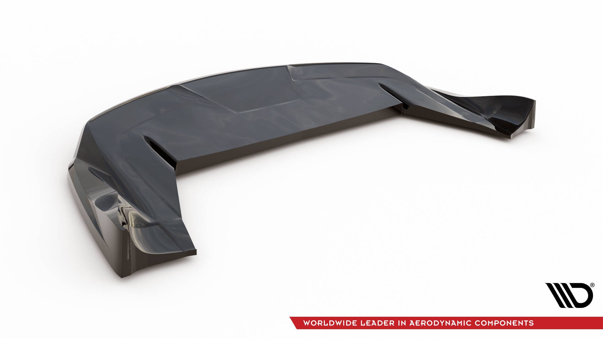 Maxton Design Street+ Mittlerer Diffusor RACE passend für Tesla Model X Mk1 Facelift schwarz Hochglanz