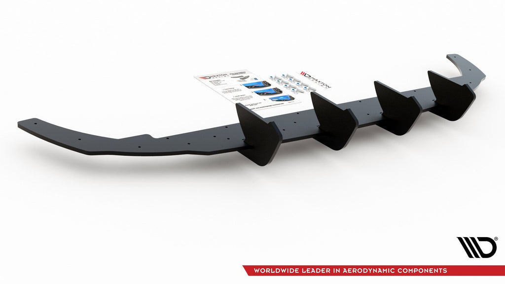 Maxton Design Robuste Racing Heckschürze V.1 passend für VW Golf Hatchback Mk8 / Mk8 Facelift