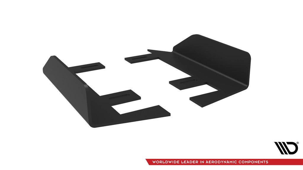 Maxton Design Seitenschweller Flaps passend für Mercedes-AMG A35 W177 Facelift schwarz Hochglanz