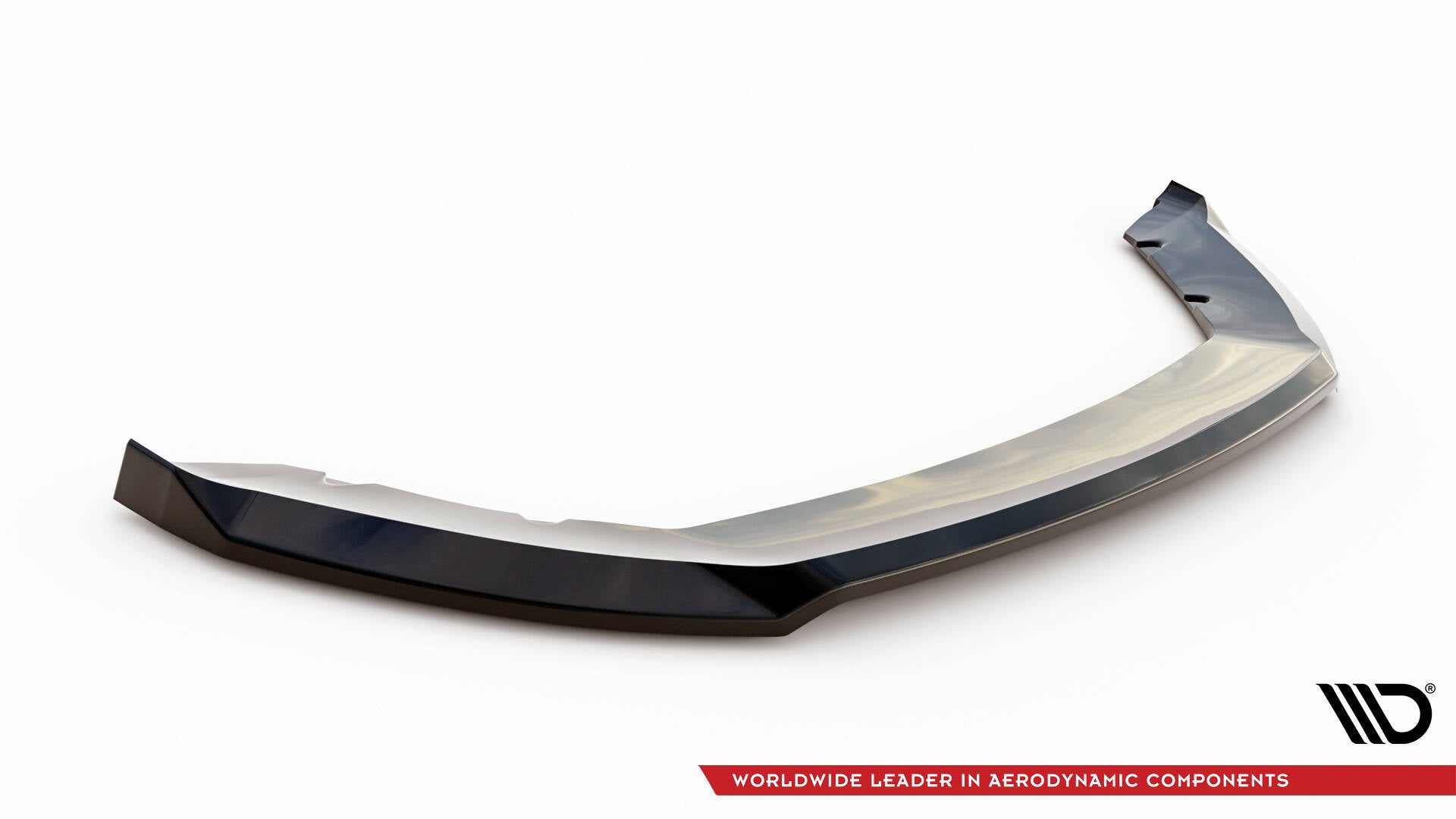 Maxton Design Street+ Spoilerlippe Front Ansatz V.2 passend für Seat Leon Mk3 Facelift schwarz Hochglanz