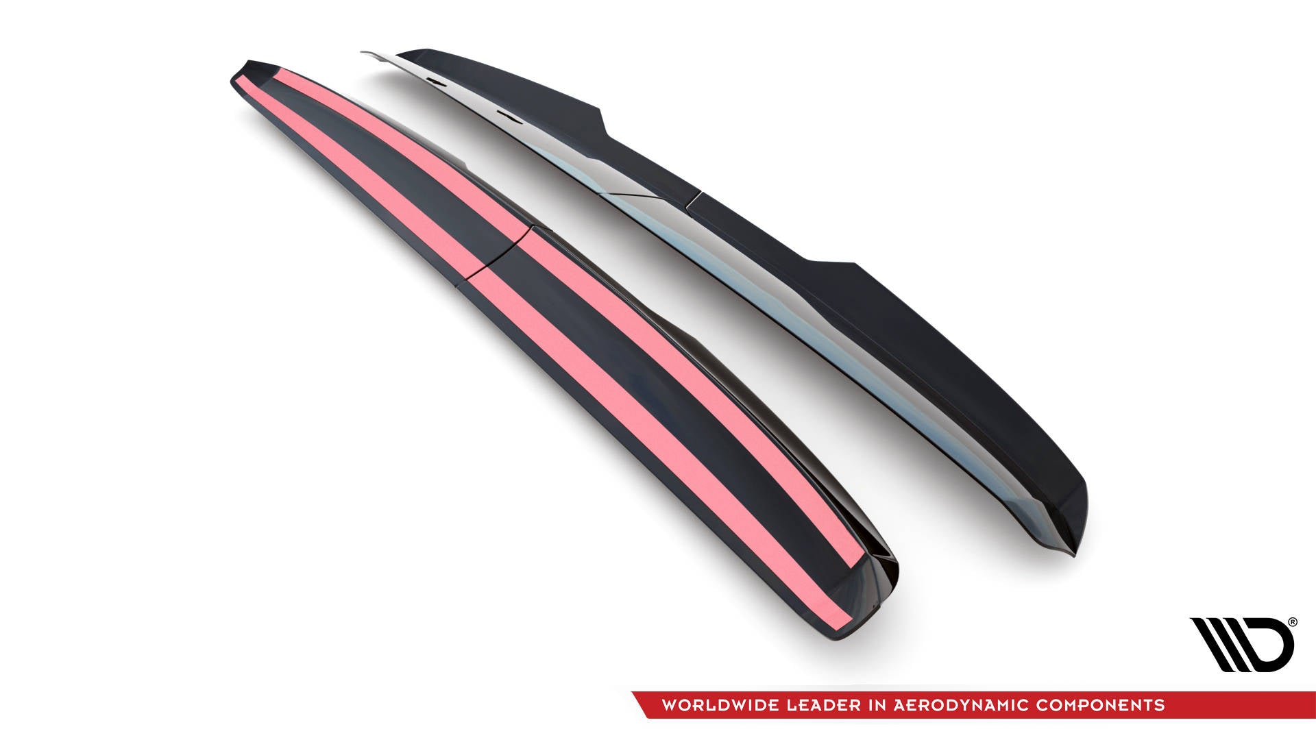 Maxton Design Spoiler CAP passend für Ford Transit Custom Mk1 schwarz Hochglanz
