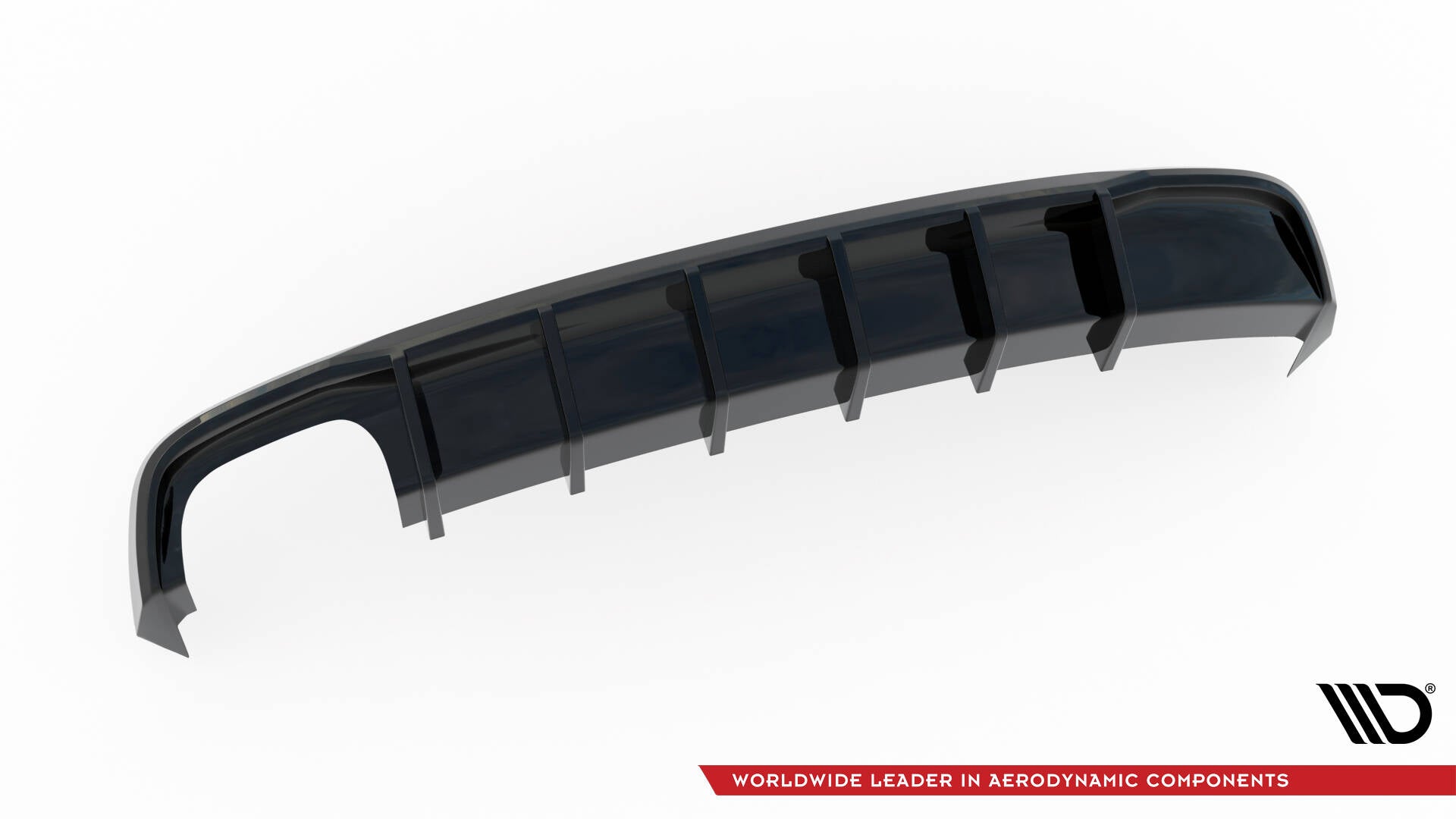 Maxton Design Diffusor Heck Ansatz passend für Audi S5 / A5 S-Line 8T Facelift (Doppelauspuff li.)