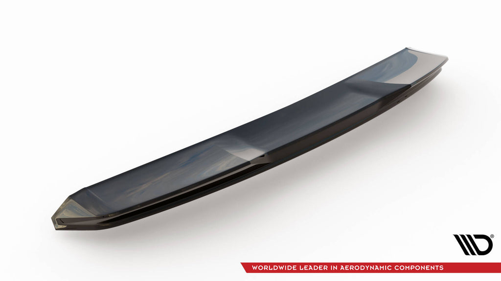 Maxton Design Spoiler CAP 3D passend fürAudi A6 Avant / A6 Allroad / A6 S-Line Avant / S6 Avant C8 / C8 Facelift schwarz Hochglanz für Audi A6
