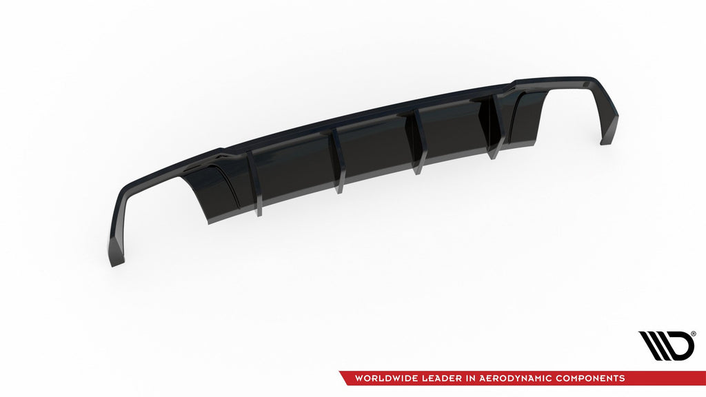 Maxton Design Diffusor Heck Ansatz V.2 passend für Seat Leon Cupra ST Mk3 FL