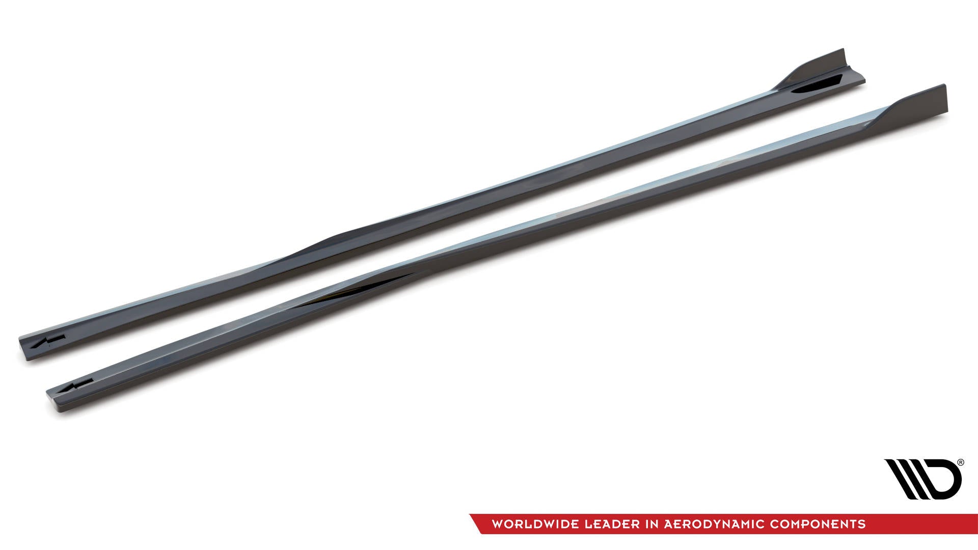 Maxton Design Seitenschweller Ansatz für Dodge Charger SRT Mk7 Facelift schwarz matt