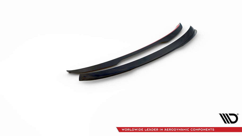 Maxton Design Spoiler CAP passend für Mini One R56 schwarz Hochglanz