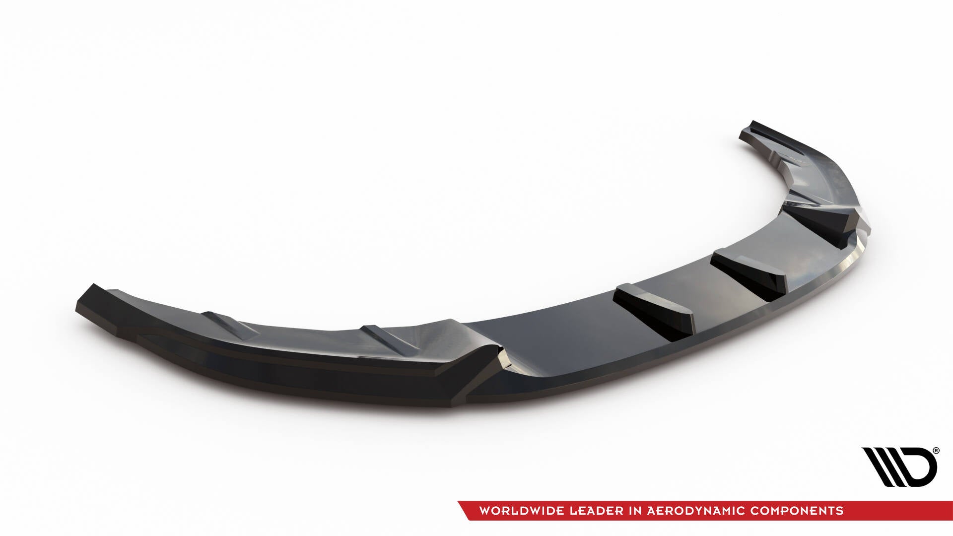 Maxton Design Street+ Spoilerlippe Front Ansatz V.1 passend für BMW 5er / i5 M-Paket Limousine / Touring G60 / G61 schwarz Hochglanz