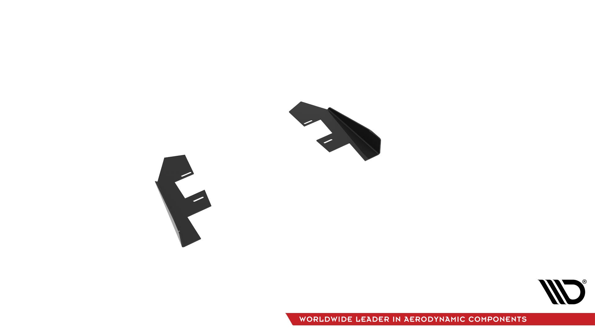 Maxton Design Hintere Seiten Flaps passend für Audi RS3 Limousine 8V Facelift schwarz Hochglanz