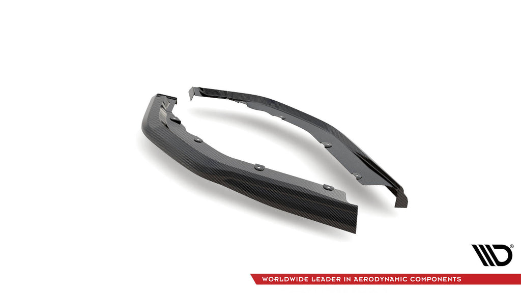 Maxton Design Prepreg Carbon Fiber Heck Ansatz Flaps Diffusor passend für BMW M3 Limousine / Touring G80 / G81