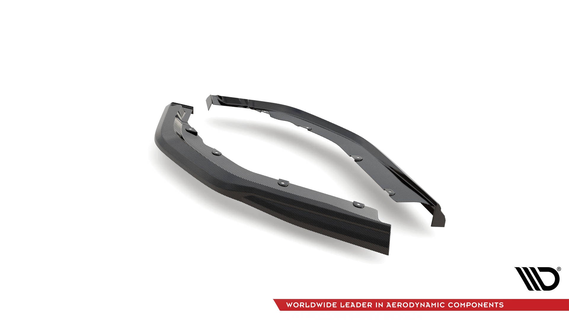 Maxton Design Prepreg Carbon Fiber Heck Ansatz Flaps Diffusor passend für BMW M3 Limousine / Touring G80 / G81