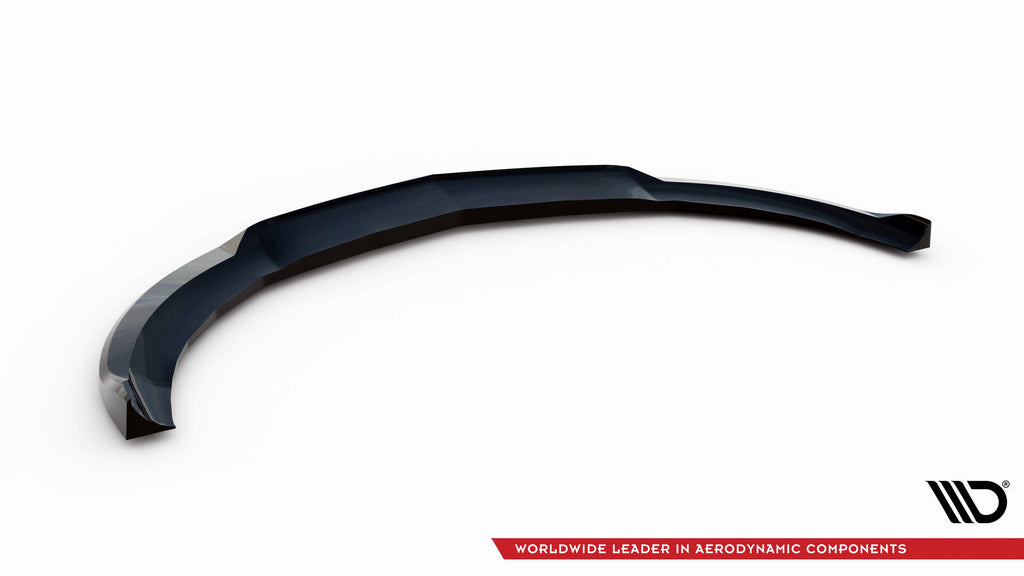 Maxton Design Street+ Spoilerlippe Front Ansatz V.4 passend für Mercedes-Benz A45 AMG W176 schwarz Hochglanz