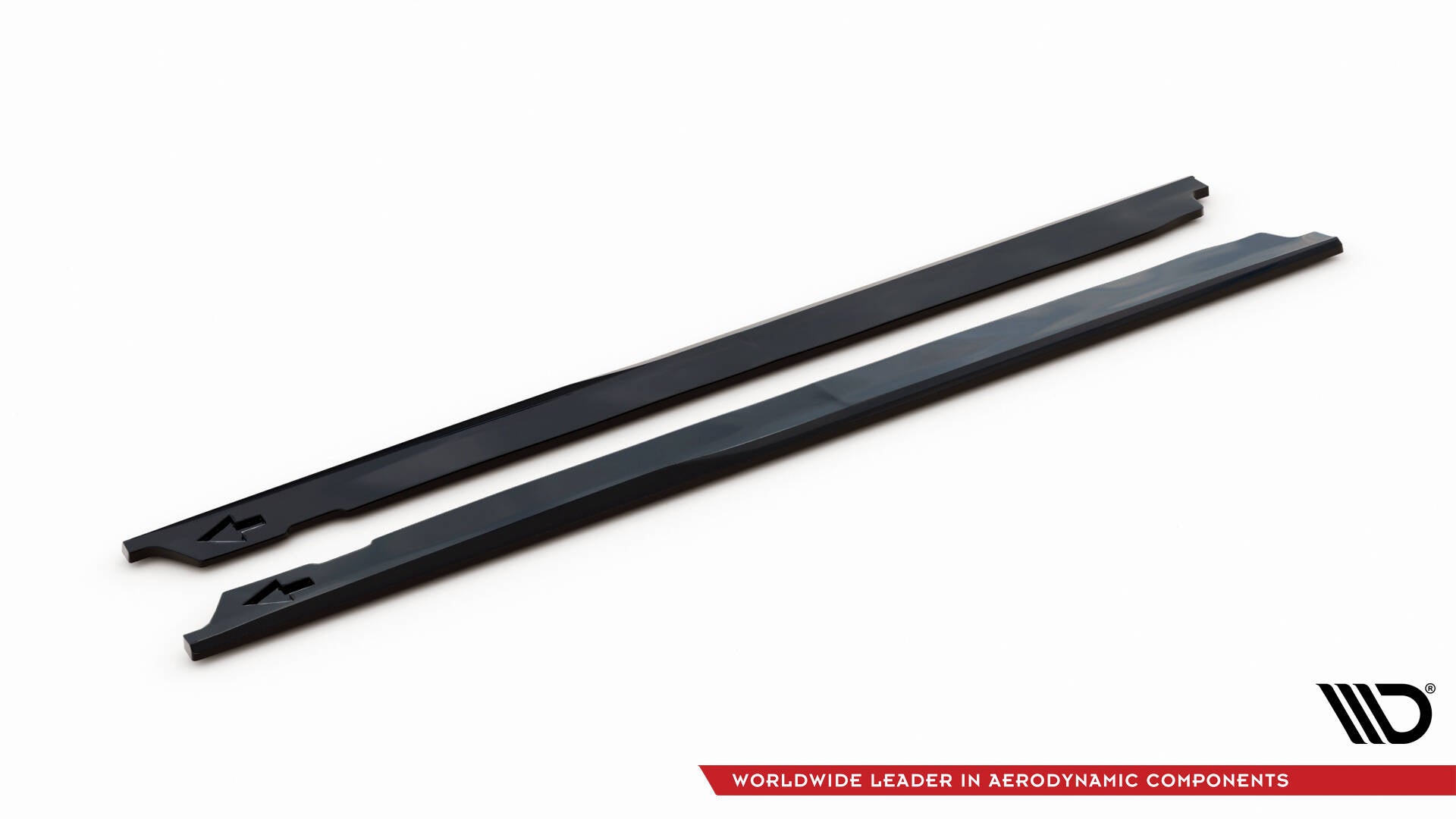 Maxton Design Street+ Seitenschweller Leisten passend für Ford Transit Connect L2 Mk2 Facelift schwarz Hochglanz