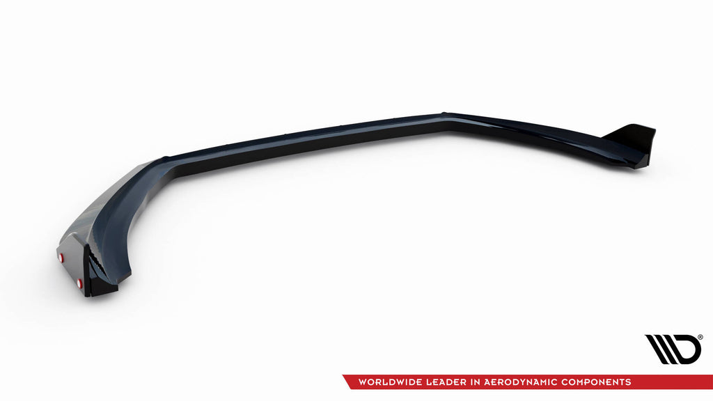 Maxton Design Street+ Spoilerlippe Front Ansatz V.4 + Flaps passend für Ford Fiesta ST / ST-line Mk8 Facelift