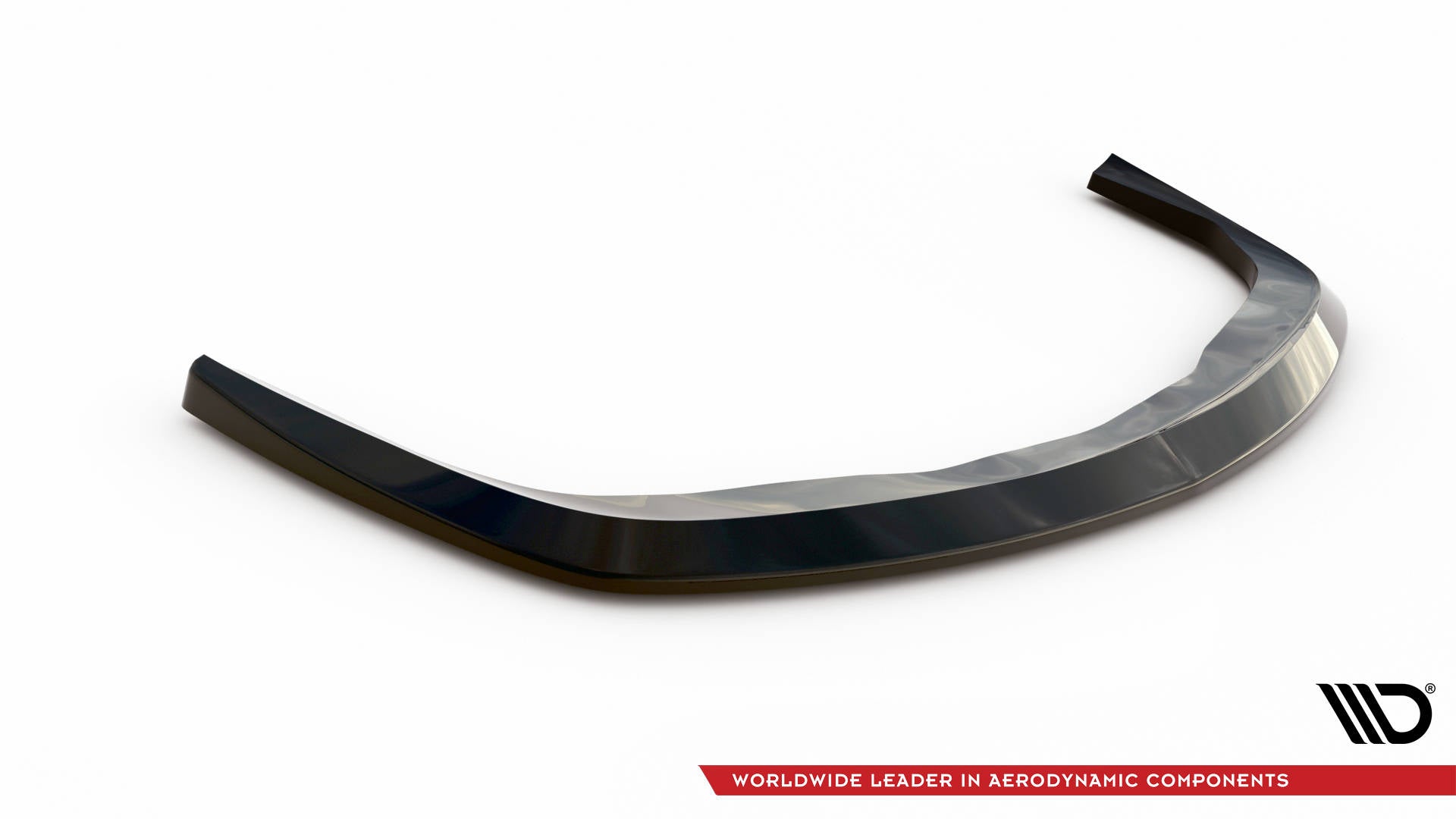Maxton Design Street+ Spoilerlippe Front Ansatz V.1 passend für Volvo C70 Mk1 schwarz Hochglanz