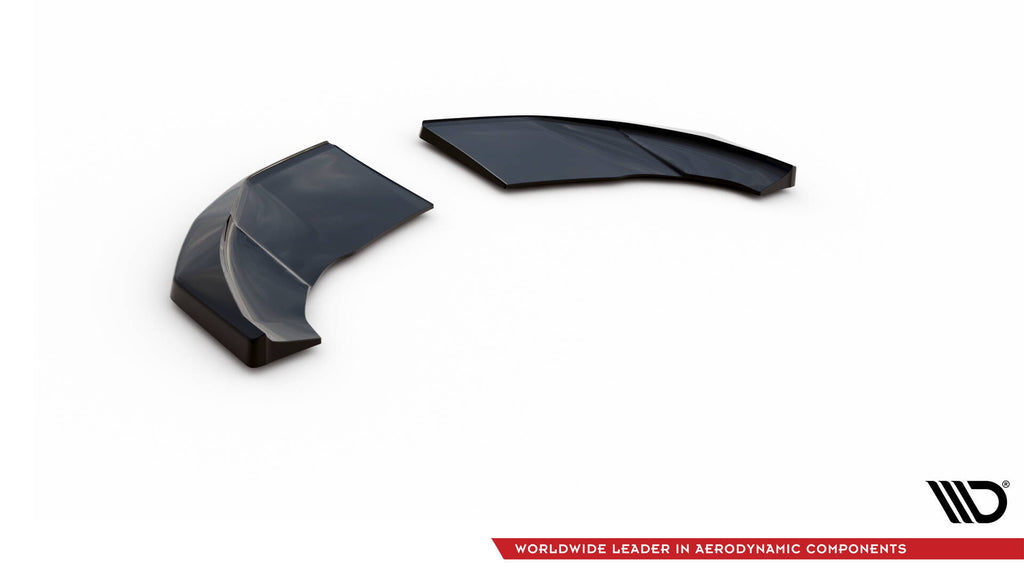 Maxton Design Heck Ansatz Flaps Diffusor V.2 passend für Audi TT S-Line 8S schwarz Hochglanz