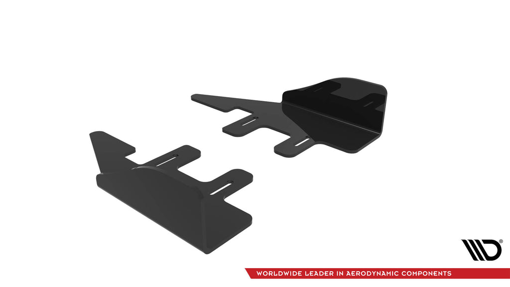 Maxton Design Seitenschweller Flaps passend für Ford Fiesta ST / ST-Line Mk8 schwarz Hochglanz