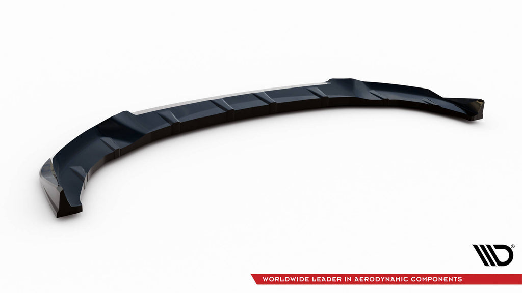 Maxton Design Street+ Spoilerlippe Front Ansatz V.2 passend für BMW 5er / i5 M-Paket Limousine / Touring G60 / G61 schwarz Hochglanz