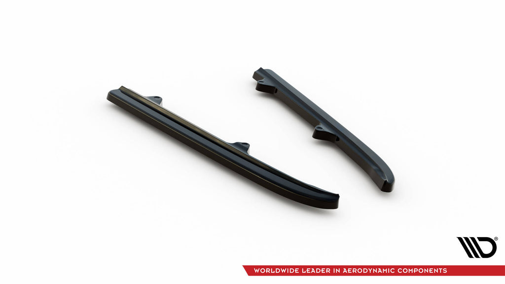 Maxton Design Heck Ansatz Flaps Diffusor passend für Mercedes-Benz CLS C218 schwarz Hochglanz