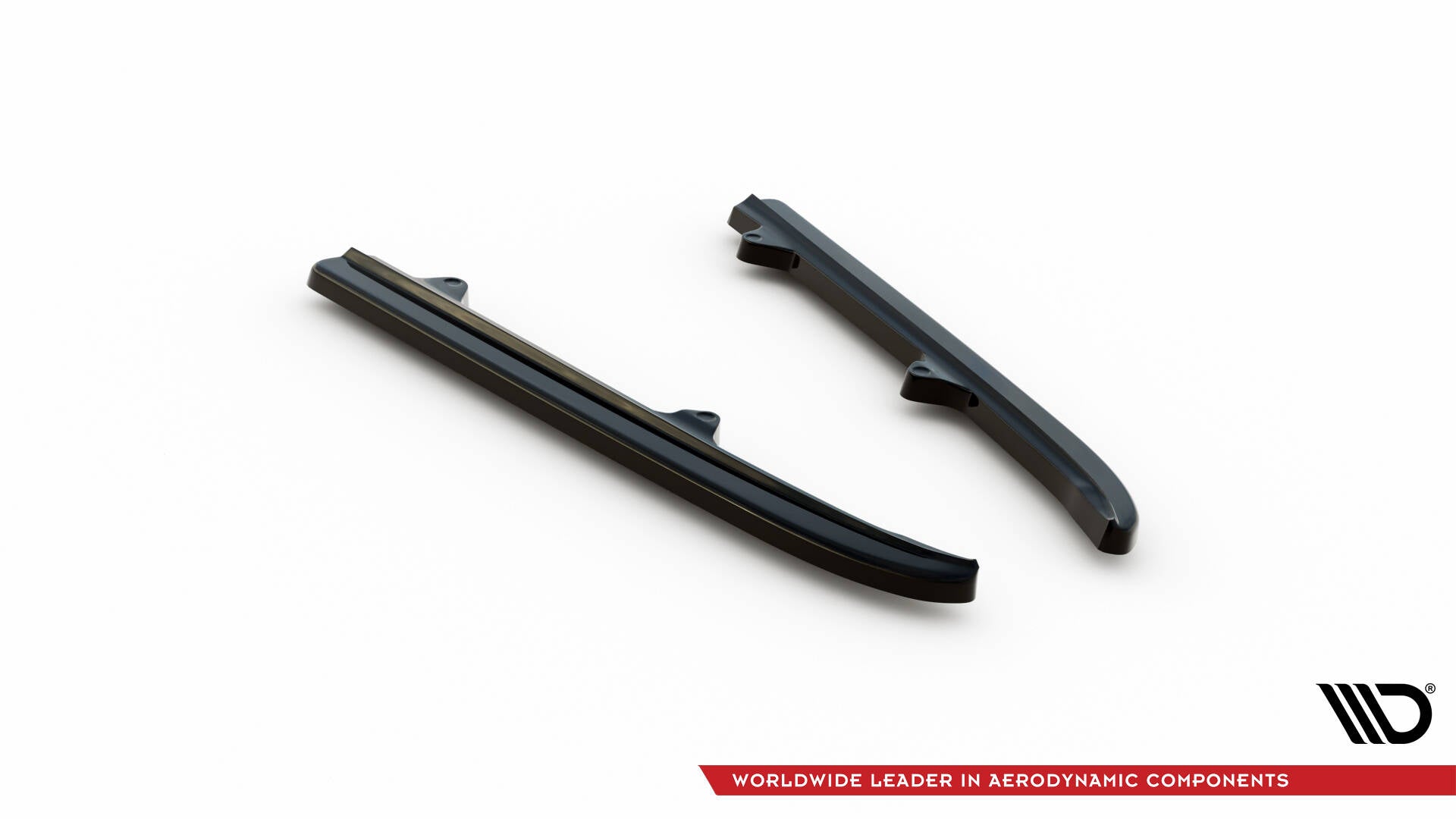 Maxton Design Heck Ansatz Flaps Diffusor passend für Mercedes-Benz CLS C218 schwarz Hochglanz